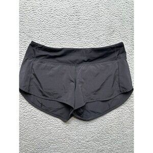 Lululemon Speed up Shorts 2.5 Sz 6 black great athleisure gymcore weightloss